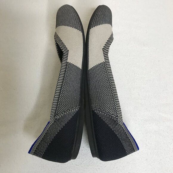 Rothy's Size 8 The Flat Plaid Round Toe Slip On Flats - Picture 5 of 15